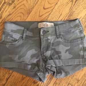 Hollister Camo Short Shorts